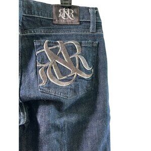 Rock & Republic Womens size 29 Dark Wash Denim Bootcut Jeans Size 8